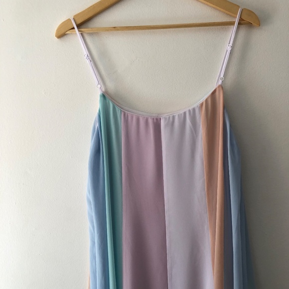 Lulus Days to Remember Light Blue Multi Striped Maxi Dress - Picture 6 of 7